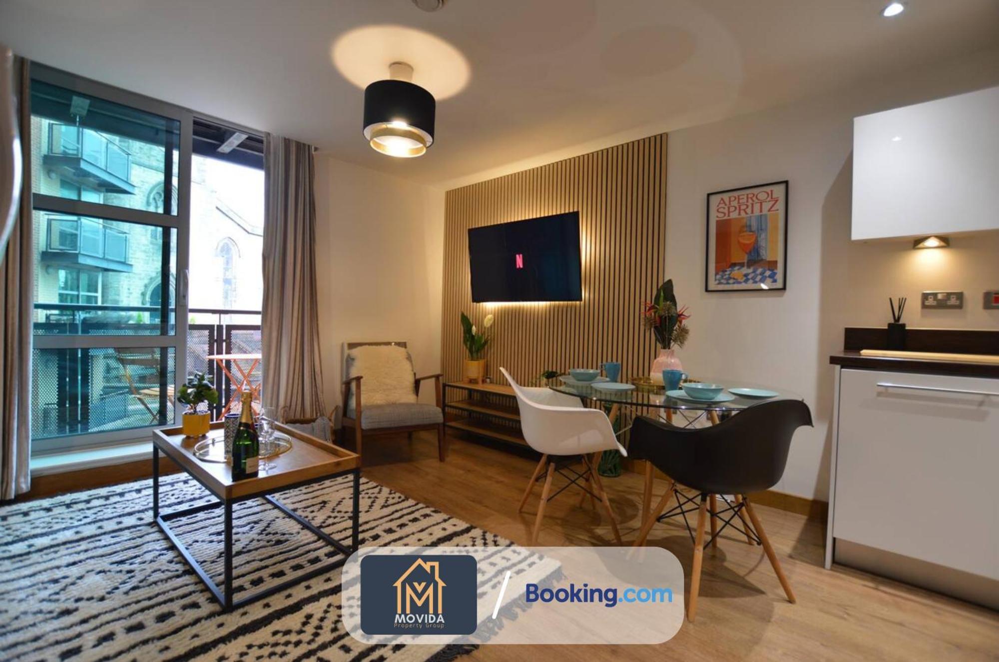 Lgi Stunning 1 Bedroom Apartment By Movida Property Group Short Lets & Serviced Accommodation Leeds  Exterior foto